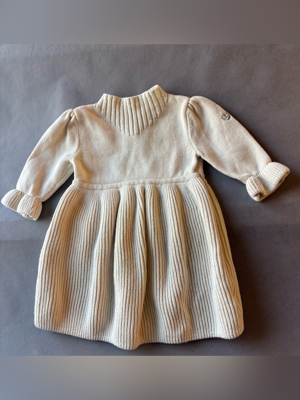 Baby GAP X Star Wars Cream Knit Sweater Dress- 18-24 M
